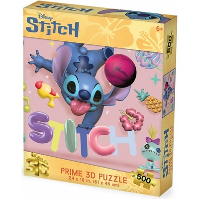 PRIME 3D PUZZLE Disney Stitch #4 500 ks