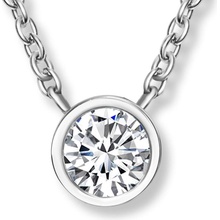 CRYSTalp Minimalistický ocelový náhrdelník s krystalem 30398.CRY.E