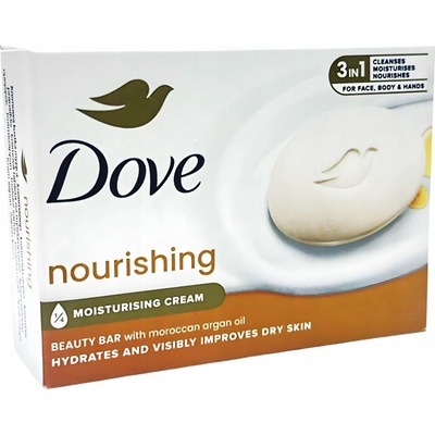 Dove Supreme Cream Oil Krémové toaletní mydlo 100 g