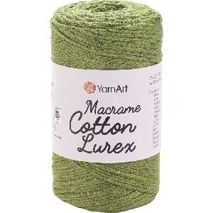 YARNART Macrame Cotton Lurex 2 mm 205 m 741 юта (Macrame Cotton Lurex 741)