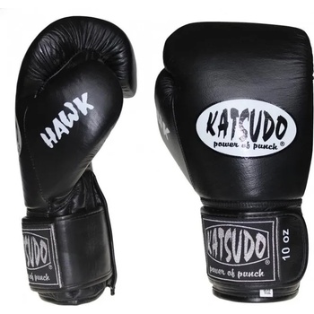 Katsudo Боксови ръкавици Hawk, черни (1004.black)