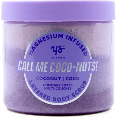 Yes Studio pečující tělový peeling coconut 600 g