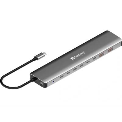 Sandberg USB-C към 8xUSB-C+2xUSB-A 100W 136-80 (136-80)