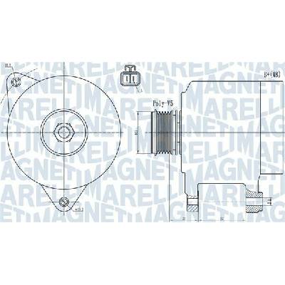 Generátor MAGNETI MARELLI 063731906010