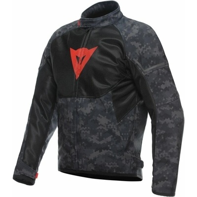 Dainese Ignite Air Tex sivo-čierno-červená maskáčová