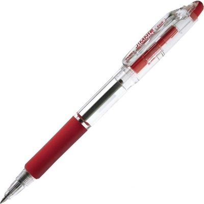 Zebra Zebra Химикалка Jimnie, 0.7 mm, прозрачна, червена (1005120759)