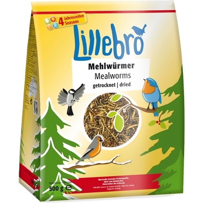 Lillebro sušení mouční červi 0,5 kg