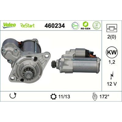 Štartér VALEO 460234