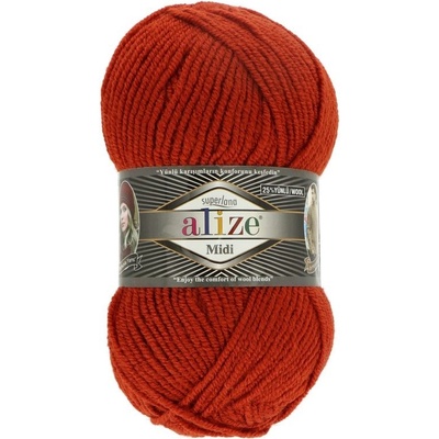 Alize Superlana Midi 36 tehlová