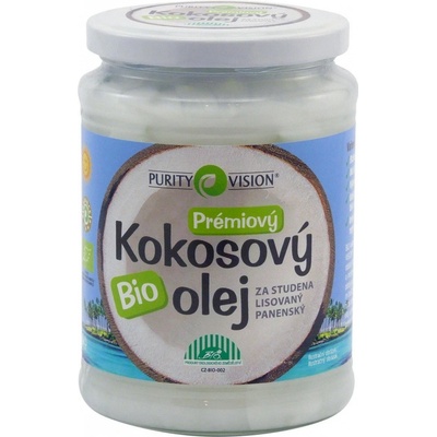 Purity Vision Bio Panenský kokosový olej 600 ml