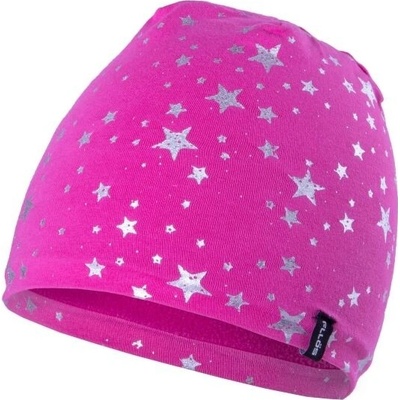 Fllös dětská čepice STARS pink