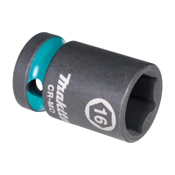 Makita Къса вложка 16mm, 1/2" , Impact black E-16128 (E-16128)