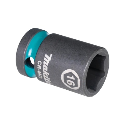 Makita Къса вложка 16mm, 1/2" , Impact black E-16128 (E-16128)