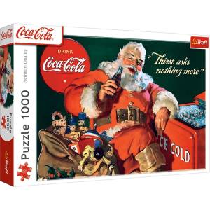 Trefl Пъзел Trefl от 1000 части - Coca-Cola: Подаръци от Дядо Коледа (10921)