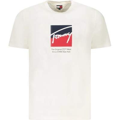 Tommy Hilfiger Мъжка тениска с къс ръкав tommy hilfiger, Размер xl, Цвят Бял (dm0dm21940_biybl)