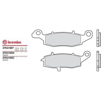 BREMBO brzdové dosky moto 07KA18SA