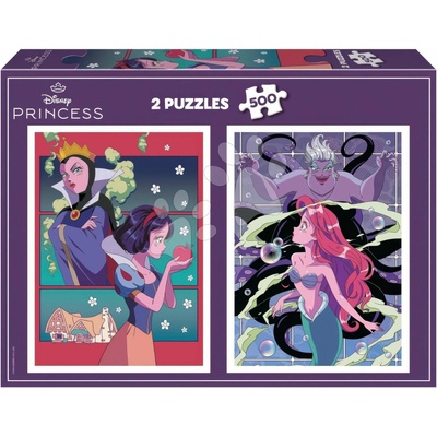 Educa Villains versus Princesses Disney 2x500 dielov a Fix lepidlo