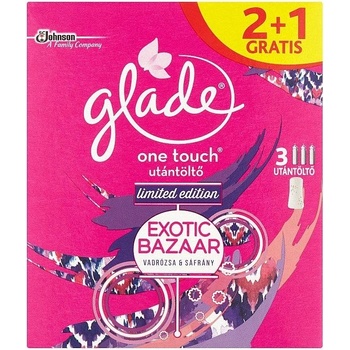 Glade One Touch Exotic Bazaar Wild Rose & Saffron náplň 3 x 10 ml