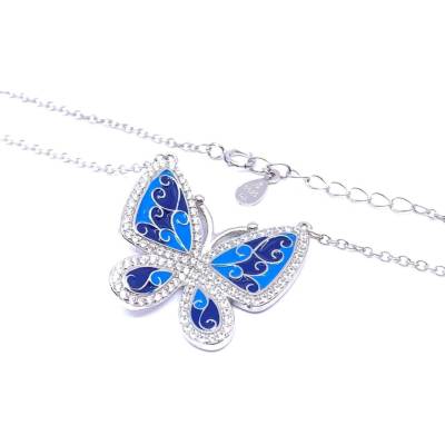 Jan Kos jewellery Stříbrný řetízek s přívěskem 12117957