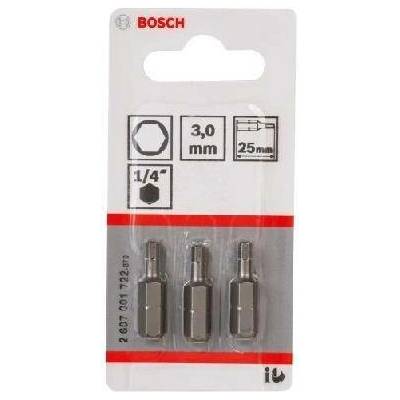 Bosch HEX3 25 mm 3 ks 2607001722