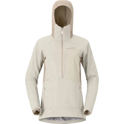 Norrona møre Octa Zip Hood W's biela béžová