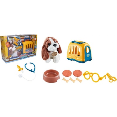 Pes veterinárny set s prepravkou 18 cm