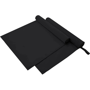 Image 1 of vidaXL Спортни кърпи 2 pcs Черно 180 x 90 cm Полиестер и полиамид (42011460)
