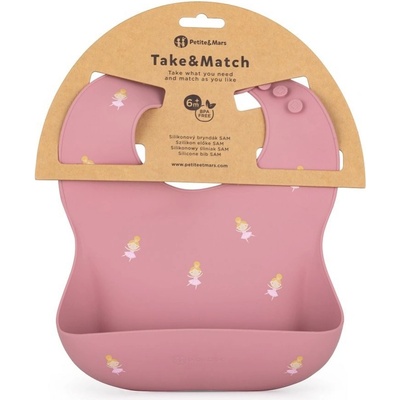 Petite&Mars Bryndák silikonový Take&Match Rose Princesses 6m+ – Zboží Dáma