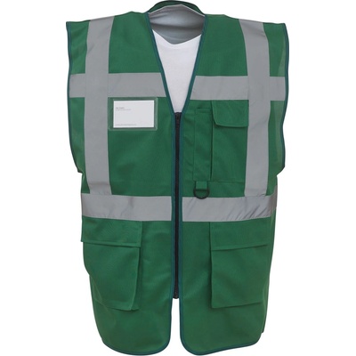Yoko HI-VIS HVW801 / Многофункционална жилетка - зелена за парамедици XXL (79W801zx305)