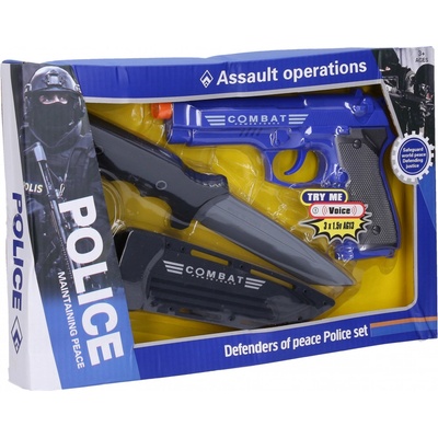 Wiky Policie samopal s efekty 35 cm