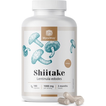 MycoWay Shiitake 1000 mg - 180 капсули