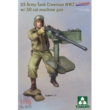 Takom US Army Tank Crewman WW2 with .50 cal Machine Gun 1:16