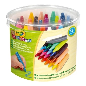 Crayola Mini Kids: Комплект восъчни пастели - 24 броя