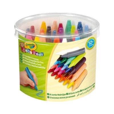Crayola Mini Kids: Комплект восъчни пастели - 24 броя