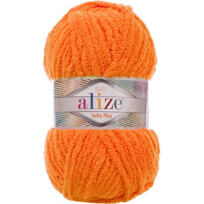 Alize příze Softy Plus 06 sytá oranžová
