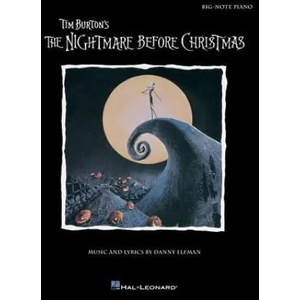 Tim Burton's the Nightmare Before Christmas: Big-Note Piano | Danny Elfman (ISBN: 9781480342873)