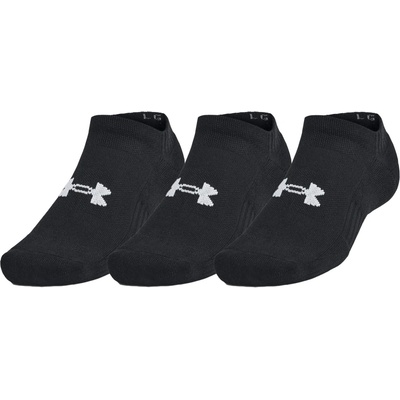 Under Armour Core No Show 3Pk BLK černá bílá