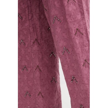 Hoss Intropia Панталон Hoss Intropia в розово със стандартна кройка, с висока талия 6542822 (6542822)