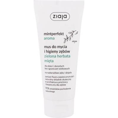 Ziaja Mintperfect Aroma Green Tea & Mint Toothpaste натурална паста за защита зъбите и венците унисекс 100 мл