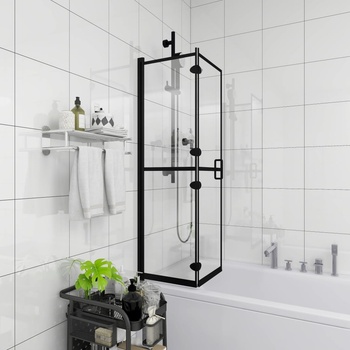 zahrada-XL Skládací sprchový kout ESG 120 x 140 cm černý
