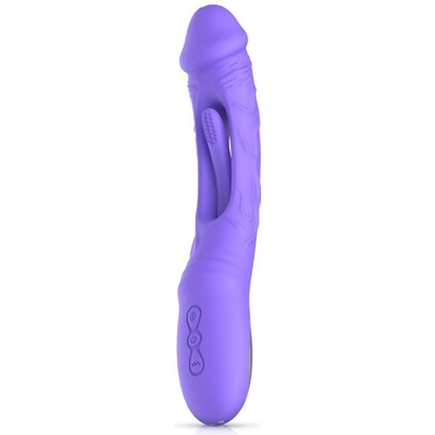 Good Vibes Only Flax Vibrating Dildo with G-Spot Stimulator