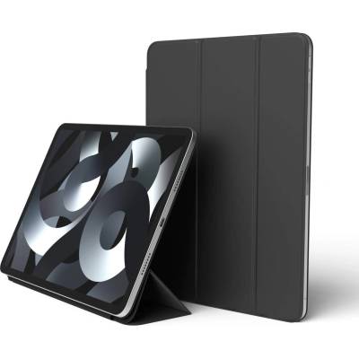 elago Smart Folio Case - магнитен полиуретанов кейс с поставка за iPad Air 5 (2022), iPad Air 4 (2020), iPad Pro 11 (2018) (черен)