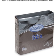 Wimex servítky 2V hnedé 33x33cm 50ks