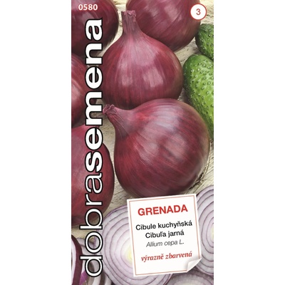 CIBUĽA JARNÁ GRENADA červená