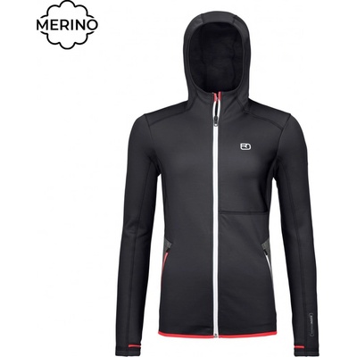 Ortovox Fleece hoody W black raven