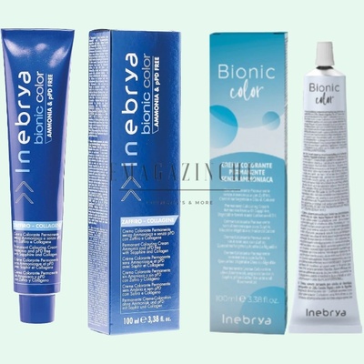 Inebrya Перманентна безамонячна професионална крем-боя 100 мл Bionic Color (021006101_000)