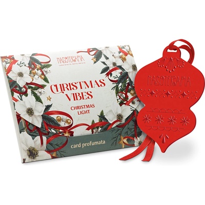 Nasoterapia Christmas Vibes vonná karta Christmas Light