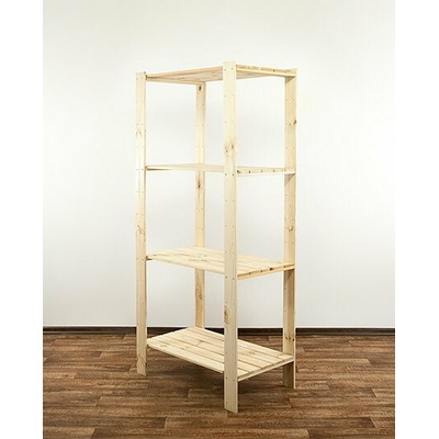Wamar Sosenka Drevený regál Maxi 4M 166 x 80 x 50 cm borovica