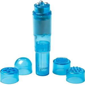 EasyToys - мини вибратор комплект - син - 5 части - desirel