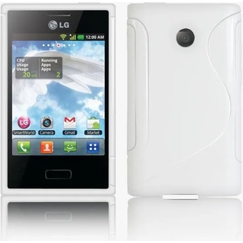 Image 1 of LG Optimus L3 E400 Силиконов Калъф Бял + Протектор